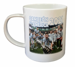 Taza Argentina Messi Festejo Copa America - TiendaCubik