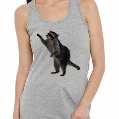 Musculosa Deportiva Mapache Raccoon Animal Salvaje #1 - comprar online