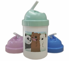 Cantimplora Panda Polar Bear Grizzly Bear Dibujo #1