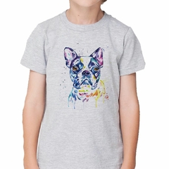 Remera Bulldog Art Watercolor M3 - comprar online