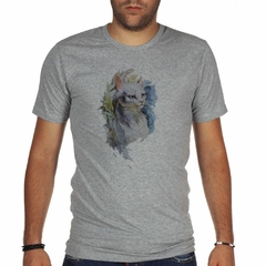 Imagen de Remera Gato Siames Dibujo Pintura Art