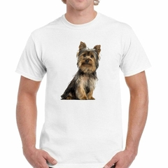 Remera Perro Yorkshire Sentado