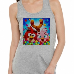 Musculosa Deportiva Angry Birds Stella Pajaros Dibujo Animado