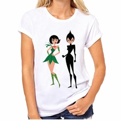 Remera Samurai Jack Y Ashi Dibujo Animado Girl - TiendaCubik