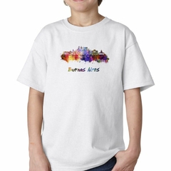 Remera Argentina Art Color Cuidad - TiendaCubik