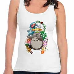 Musculosa Deportiva Anime Totoro Ponyo Art Color Dibujo - comprar online