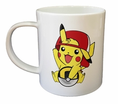 Taza Pikachu Pokebola Pokemon Gorra - comprar online