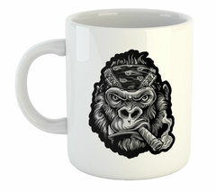 Taza Gorila Cool Fumando