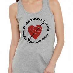 Musculosa Deportiva Tengo Antojo De Un Beso Tuyo