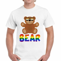 Remera Lentes Bear Oso Colores Bandera Gay en internet