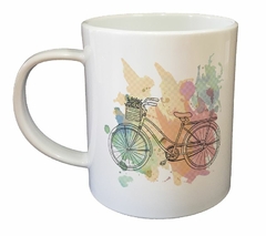 Taza Bicicleta Bike Watercolor Paseo - comprar online