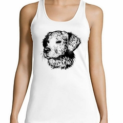 Musculosa Deportiva Perro Silueta Vector