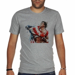 Remera Rocky Pintura Ganador Peli Bandera - tienda online
