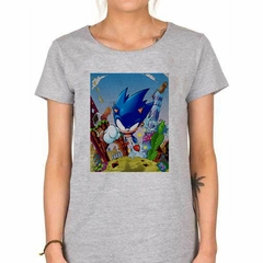 Remera Sonic Game Play Juego Ave Monedas - tienda online