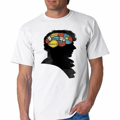 Imagen de Remera Sherlock Holmes Cerebro Bored Detect