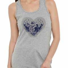 Musculosa Deportiva Marinero Sailor Love Corazon Old School - comprar online