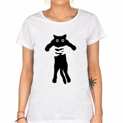 Remera Gato Negro Manos Cat Black - comprar online