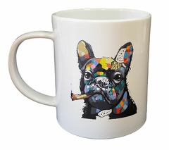 Taza Bulldog Cigarro Humo Art - comprar online