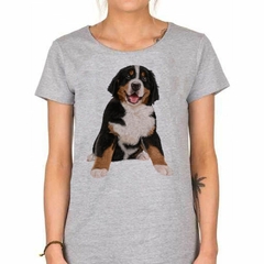 Remera Boyero De Berna Sentado Sonriendo