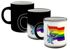 Taza Stitch Bandera Colores Lgbt en internet