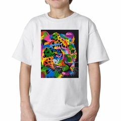 Imagen de Remera Cheetah Dibujo Popart Colores