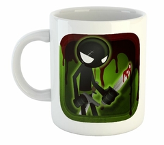 Taza Game Play Juego Zombie Verde