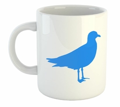 Taza Gaviota Silueta Vector Art