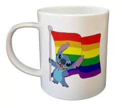 Taza Stitch Bandera Colores Lgbt - comprar online