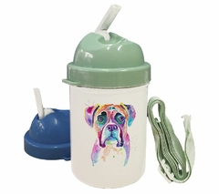 Cantimplora Perro Boxer Art Watercolor