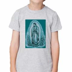 Remera Virgen De Guadalupe Turquesa Religion - tienda online