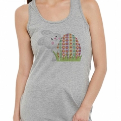 Musculosa Deportiva Huevo De Pascua Rabbit Conejo