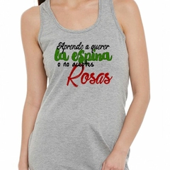 Musculosa Deportiva Aprendes A Querer La Espina - comprar online