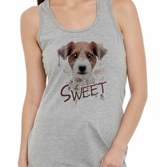 Musculosa Deportiva Perro Cool Anteojos Sweet - comprar online