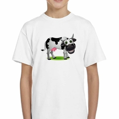 Remera Vaca Divertida Infantil Sonriendo - comprar online