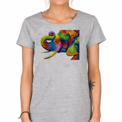 Remera Elefante Colores Estilo Watercolor en internet