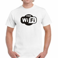 Remera Free Wifi Libre Conectarse Internet - comprar online