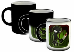 Imagen de Taza Game Play Juego Zombie Verde