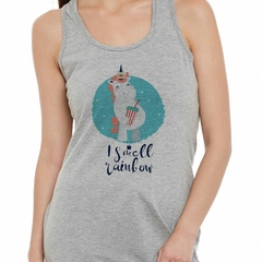 Musculosa Deportiva Unicorn I Smell Rainbow M1