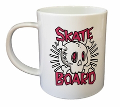 Taza Skateboard Bone People Skull Art - comprar online