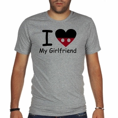 Remera I Love My Girlfriend Mickey M2 en internet