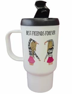 Jarro Termico Best Friends Mujeres Corazon Love