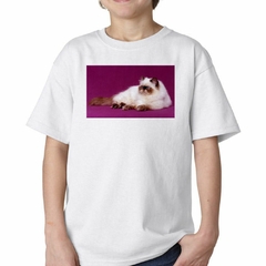 Remera Gato Persa Descansando - TiendaCubik