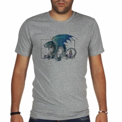 Remera Dragon Azul Atrapasueños Arte - comprar online