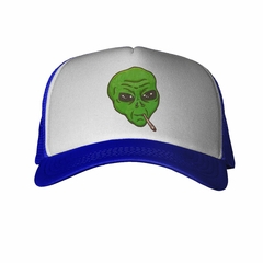 Gorra Alien Fumando Marihuana Cannabis M1