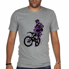 Remera Moto Deporte Violeta Extremo - tienda online