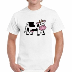 Remera Vaca Infantil Dibujo M2 - tienda online