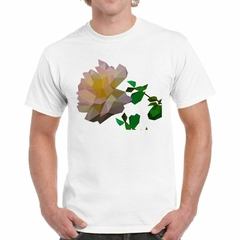 Remera Drawing Flower Origami Art Verde