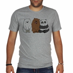 Remera Panda Polar Bear Grizzly Bear Dibujo en internet