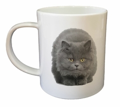 Taza Gato Azul Ruso Sentado En Cuatro Patas - tienda online