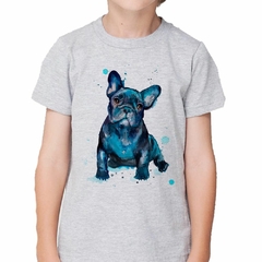 Remera Bulldog Art Watercolor M1 - TiendaCubik